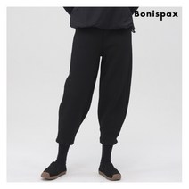 [보니스팍스] 밑단 턱 포인트 밴딩 배기 팬츠-MF99SL392