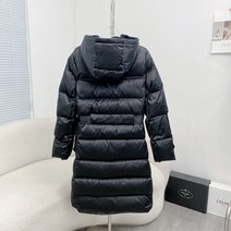 강아지패딩 강아지 오리털 패딩 강아지겨울옷 여성용 중간 길이 슬리밍 다운 양털 모자 KR8854, 3.H002 - L