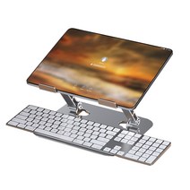 접이식 아이패드 필기 거치대 높이조절 태블릿 드로잉 받침대 스탠드 마우스패드세트, 거치대+패드(블루)