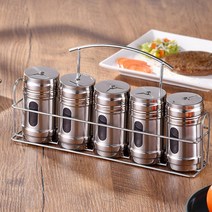 스텐 조미료 양념통 6종 세트 DD-11194, 상세페이지 참조, 상세페이지 참조