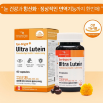 파마젠캐나다 루테인60캡슐 파마젠 루테인 마리골드꽃추출복합물 산화아연 대두레시틴 포도씨추출물 블루베리추출물, 2개