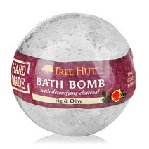 Tree Hut 시어 디톡스 배쓰밤 차콜 무화과올리브 204.1g(7.) 필수 바디 케어를 울트라 하이드레이팅, 7.2 Ounce (Pack of 1)_Charcoal