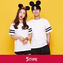 행사소품 패션 미키머리띠(5종), MS-7433-도트미키_하늘_FREE, 본상품선택
