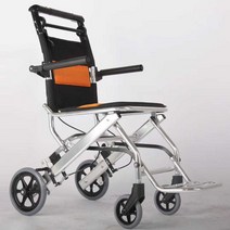 휠체어 초경량 편안한 노인 어린이 여행 접는 소형, 알루미늄 합금 고급 휴대용 및 편안한 여행