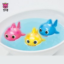[위존]핑크퐁 라이트 멜로디 상어가족/목욕놀이
