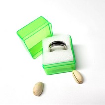 간단한마술도구 (자석반지PK링 + 파스타치오땅콩) 코인매직 방송출연마술 반지마술 PK링 마술반지, 20mm