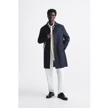 독일 자라 ZARA 테크니컬 트렌치 코트 - 네이비 블루 125139