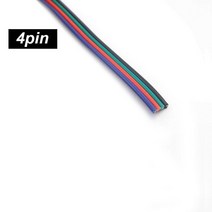 권선코일 구리선1/5/50m 2pin 5Pin 22AWG Extension DIY Electric Wire Cable Led Connector For 5050 3528, 03 4pin_04 5m