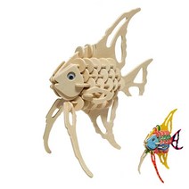 DIY 만들기 색칠하기 3D 목공나무 물고기 종이접기 놀이 유치원 어린이 집 초등 학교 수업 학습 미술 재료 준비물, 상세페이지 참조, 상세페이지 참조, 상세페이지 참조