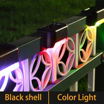 방가로용품 1/6/10/20pcs LED 태양 계단 조명 방수 갑판 야외 정원 통로 테라, 04 20PCS, 03 BlackShell Color