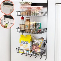 무타공 활용도 높은 철제 못없는 벽선반 거실 베란다 주방 까페 수납정리대, 2단 블랙 1p