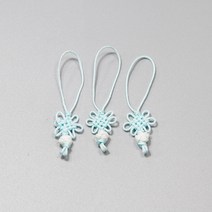 전통매듭 소 1.7cm×8cm 하늘 전통공예 장신구줄전통소품 노리프렌즈 만들기재료 전통꾸미기