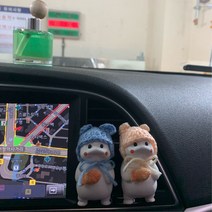 어설렘 붕어빵 지방이 차량용 석고방향제, 화이트쟈스민