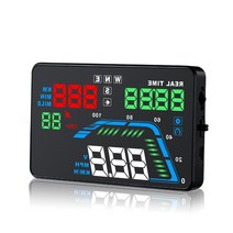 헤드업디스플레이 hud 자동차hudGEYIREN HUD 헤드 업 디스플레이 Q7 GPS 속도계 자동차 액세서리 앞 유리, 01 Q7 GPS
