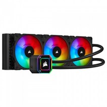 커세어 iCUE H150i ELITE CAPELLIX 블랙 수냉 CPU쿨러, 1개