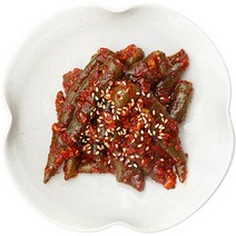 [ 고추지양념무침 150g ] 갑상선암 수술 후 방사성 동위원소 치료 준비 위한 음식 - 정제염 사용