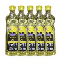 오뚜기 프레스코 카놀라유 900ml 5개 튀김 부침 볶음 샐러드