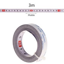 측정기 미터 톱 트랙 줄자 접착식 백킹 강철 눈금자 1235M D0AC, M-3m