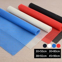 논슬립 매트 깔판 바닥 패드 깔개 미끄럼방지 고무, 38x92cm - 레드, 1개