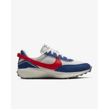 [국내매장판] 나이키 와플 데뷔 스우시_화이트+블루&레드 포인트 DV0527-001