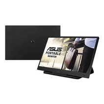 아수스 ASUS 에이수스 젠스크린 MB16ACE 15.6인치 휴대용 USB Type-C 모니터 풀HD(1920 x 1080) IPS 아이케어 라이트 스마트 케이스 노트북용 외장 화, 15.6 FHD USB3.2 Tripod Mounta