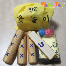 월드토이 안전소재 나무무늬 소프트 윷놀이 윷놀이판 세트 윷 민속놀이