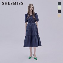 쉬즈미스 티어드 볼륨 롱 원피스 SWWOPM23010