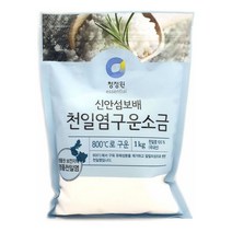 면역 ha 신안 천일염 구운소금 1kg 국 찌개 볶음 요리용 소금 W4E 30 Shim godqhrgks tjf ehltpdy, 쿠팡2 천일염구운소금 1kg