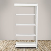 영진앵글 철제선반 경량랙 5단 무볼트 조립식 앵글 철제 선반, 1200X450, 5단(연결형), 높이1500