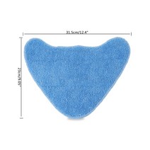 Vax 스팀 청소기 걸레 Mar28 용 세척 가능 패드 2 개, 한개옵션0