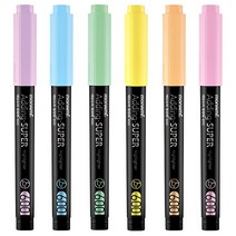 모나미 에딩 슈퍼 형광펜 600 파스텔 낱개 / 사각닙 / Chisel Tip / 육각형 캡 / 은은한 컬러, Pastel Orange