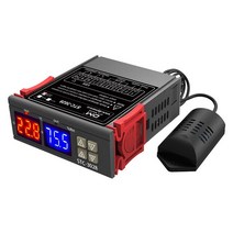 온습도계 AC 110V 220V 12V 24V 디지털 온도 습도 컨트롤러 온도계 습도계 인큐베이터 제습기 온도 조절기 습도 조절기, AC 110V-220V, 03 AC 110V-220V