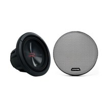 알파인 R2-W8D2 8인치 350W RMS 서브우퍼 듀얼 4옴 카 오디오 서브+그릴 R2W8D2