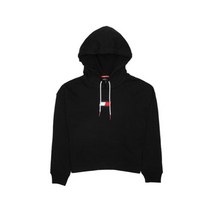 [타미힐피거] L/S 드롭 숄더 후드티 블랙 TP2T0123-BLK