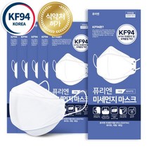 4중필터 국내 퓨리엔 KF94 마스크 대형 화이트 100매, 단품, 1개