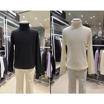 킨록 [킨록]21 F/W 블랙 화이트 목폴라넥 니트 AKL ICY31