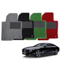 벤츠 CLS클래스 C257 CLS 450 300d 프리미엄 잔디매트 발판 카매트, 블랙, 벤츠 CLS클래스 [C257] (18년11월~현재)
