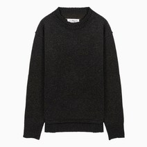 (당일) 22FW 메종 마르지엘라 백스티치 엘보패치 차콜 울 니트 SI1GP0001 S18064 695F