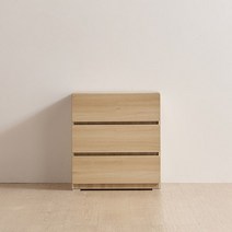 유럽풍가구 서랍장 3단 H6075 600 북유럽풍가구, 화이트