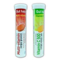 구트할로 발포 멀티비타민/비타민C500 20정, 쿠팡 1, 쿠팡 비타민C500 레몬맛, 쿠팡 본상품선택