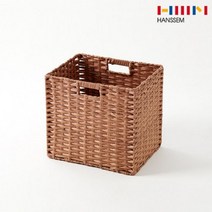 한샘 볼드 라탄 패턴 바스켓 대 브라운, 단품