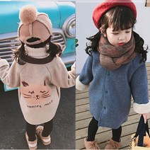 뚱이옷장/((겨울))모직냥이코트-유아동코트