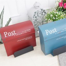 전원주택 택배함 우편보관함 고객의소리 가정용우체통, 레드