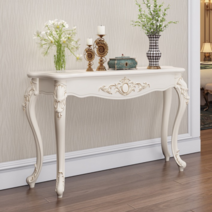 엔틱 콘솔 화장대 현관 인테리어 포인트 가구 장 거실 테이블 데스크 복도, 조립, 120 아이보리 골드