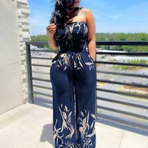 라이크존 점프수트 여성 점프슈트 여름 오버롤 이국적 의류