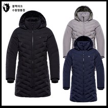 블랙야크 여성 B제로스팟2롱다운자켓#2 엉덩이를 덮는 기장감의 거위털 다운자켓 수원영통점