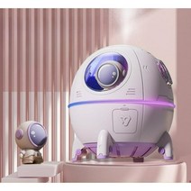 달 탐사 우주인 무지 가습기 집이건조할때 누리호3차발사 청소필요없는가습기, 문라이트 화이트 - 달 탐사용 가습기A