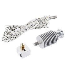 RMPS 3D 프린터 Titn J-Hed 압출 헤드 히팅 블록 MK 노즐 R10 서미스터 보우덴 핫 키트, 01 WHITE