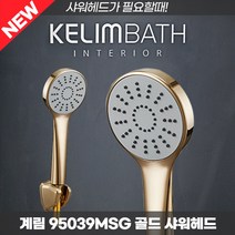 [계림] 샤워헤드 95039MSG(골드) 절수 수압상승, 1개, 골드