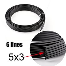 프린터 부품 10 미터 UV 잉크 튜브 4 라인 6 8 엡손 DX4 DX5 DX7 헤드, [05] 5x3mm UV 6 lines